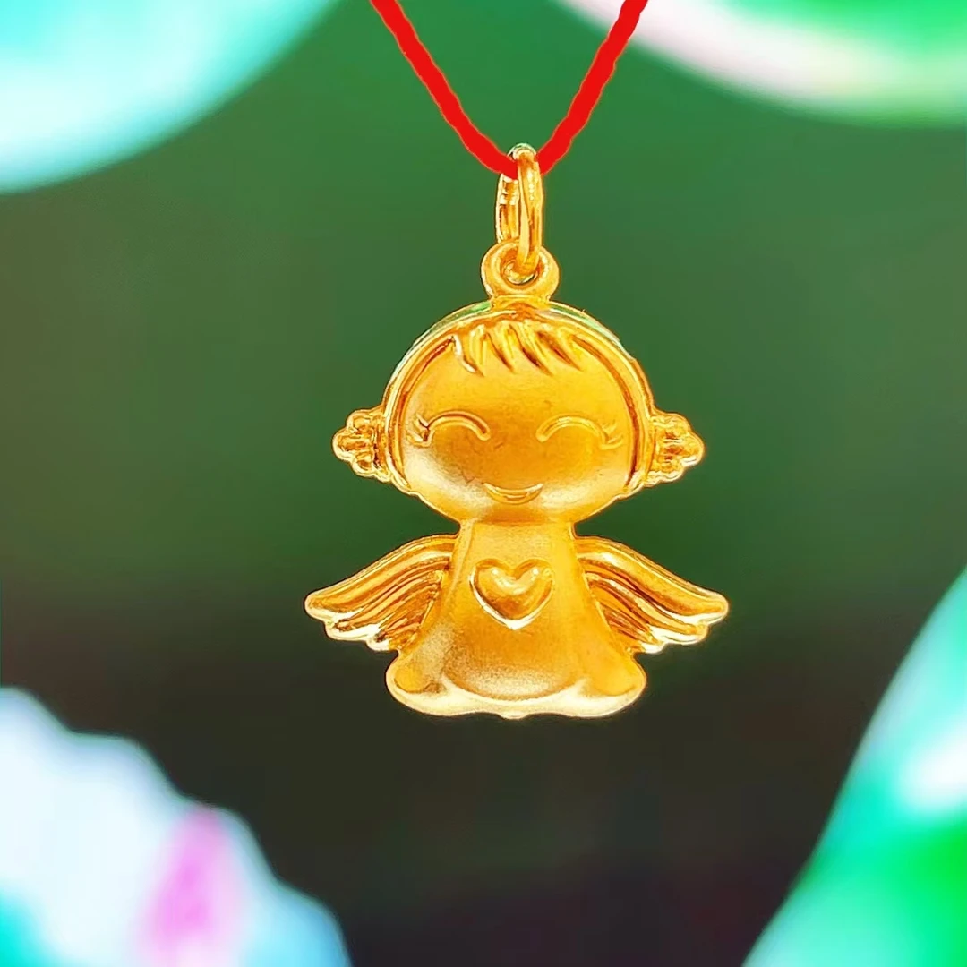 B  足金999小天使吊坠 多款可选（不含项链）