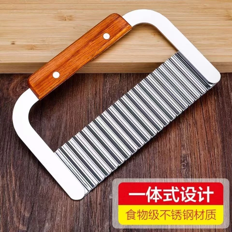 不锈钢狼牙土豆刀切土豆切片波浪刀 XZC-BT
