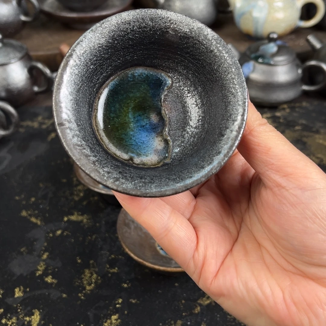 失***空柴烧茶器柴烧茶器