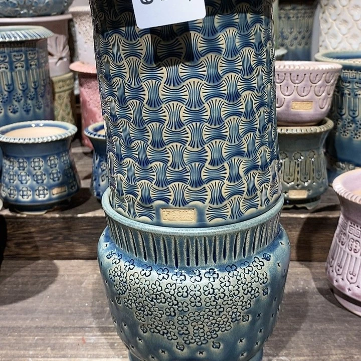 七里烧陶瓷02-19-131内口9坎***兽