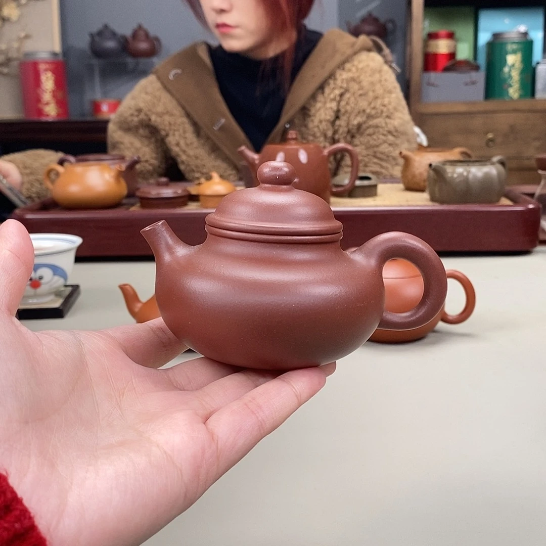 茶壶紫砂黄龙源底槽清容天半手140cc