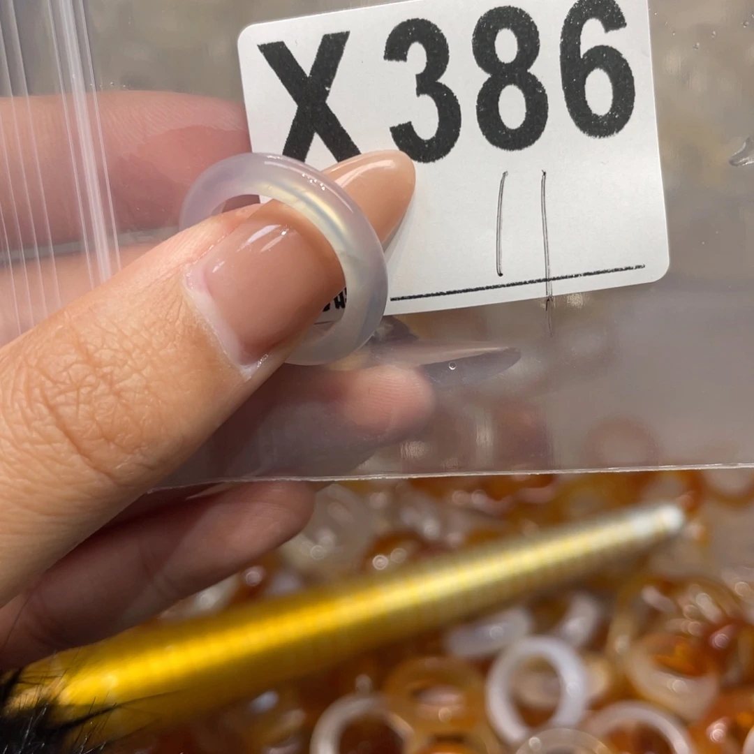 玛瑙/玉髓未镶嵌戒指386