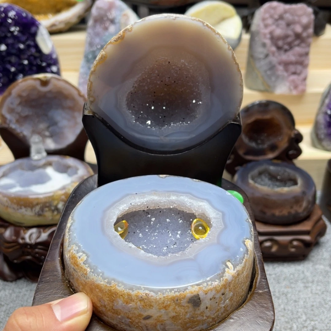 水晶大型摆件未镶嵌晚**.