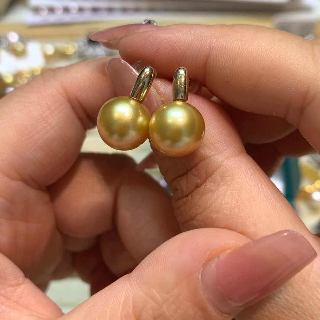 海水珍珠耳饰未镶嵌