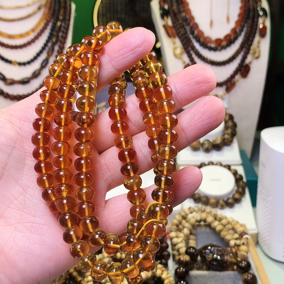 未镶嵌琥珀裸石故**声