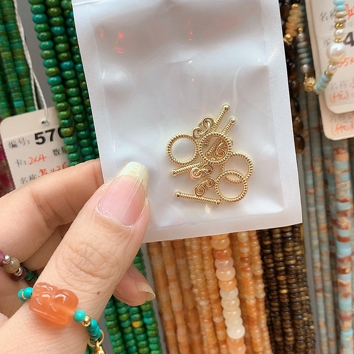 玛瑙/玉髓手串未镶嵌偶题扣