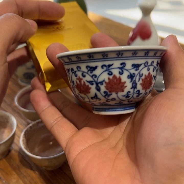 景德镇柴窑压手杯