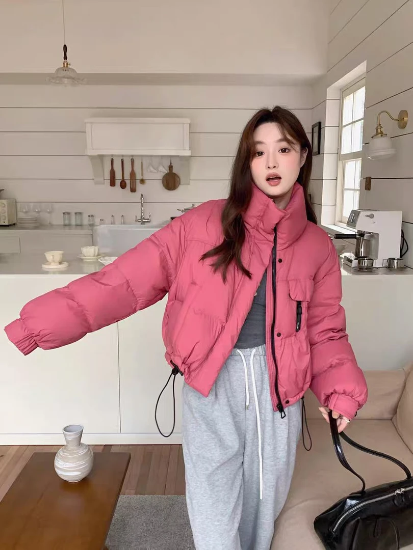 时尚短款羽绒服2025冬季818