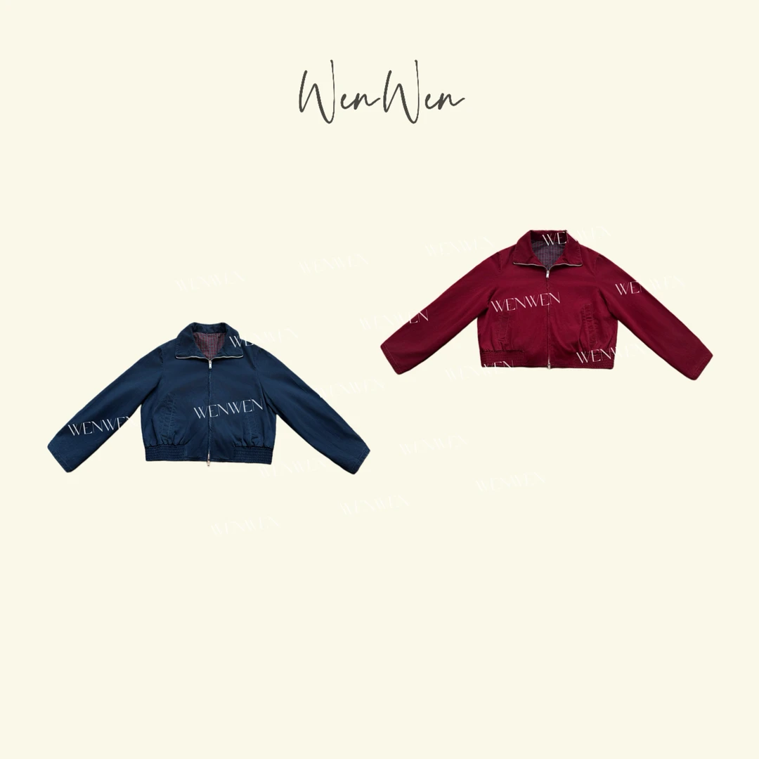 WENWEN-深圳原创【“巴恩夹克”25早春复古时尚百搭休闲外套】WT0343