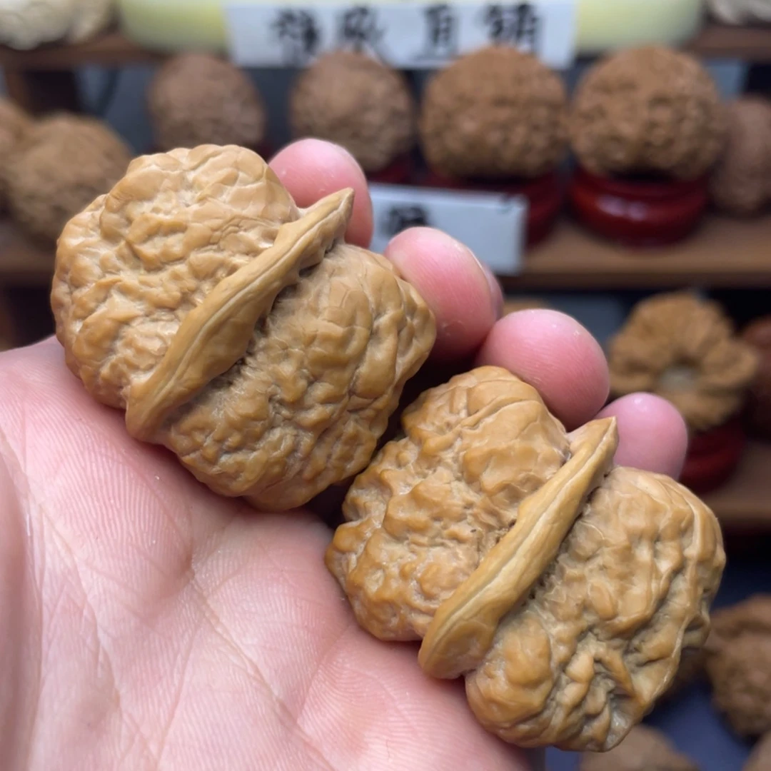 文玩核桃吊坠蛤蟆38全品无修