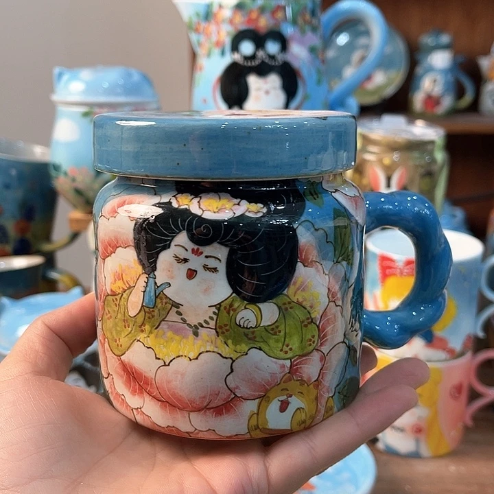 陶景德镇釉下手绘陶瓷