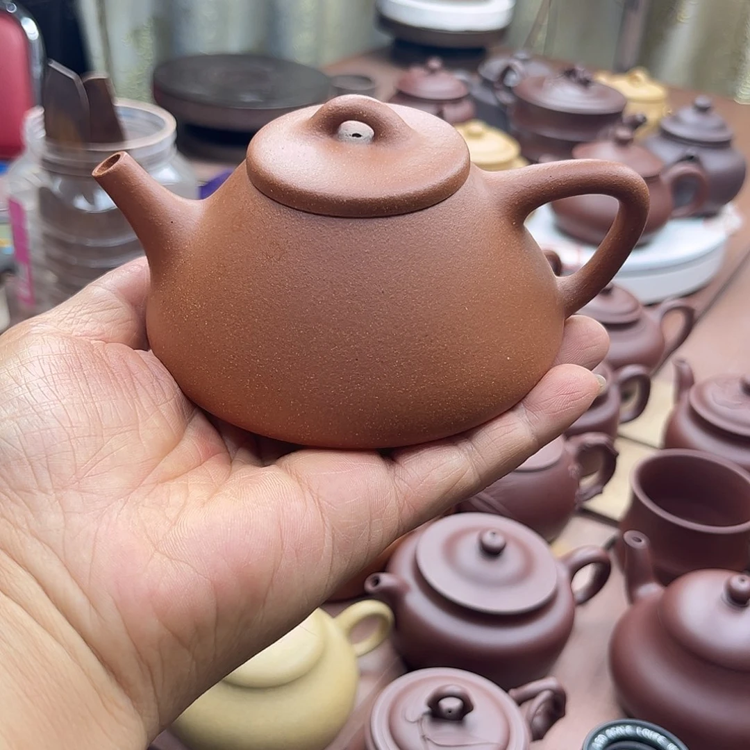 秋***哥紫砂茶壶子冶石瓢,原矿降坡泥