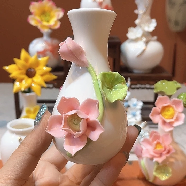 摆件手工陶瓷精致摆件