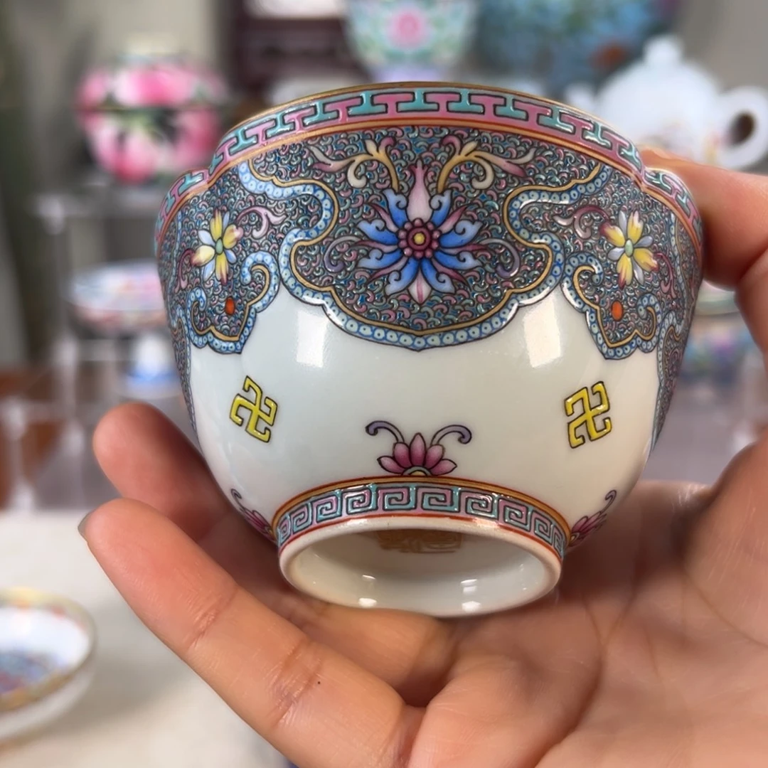 格***格纯手工手绘 高端茶器