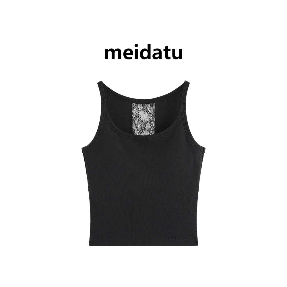 美哒兔（花漾物语）小众纯欲蕾丝拼接上衣（小个子版）CK217-6H