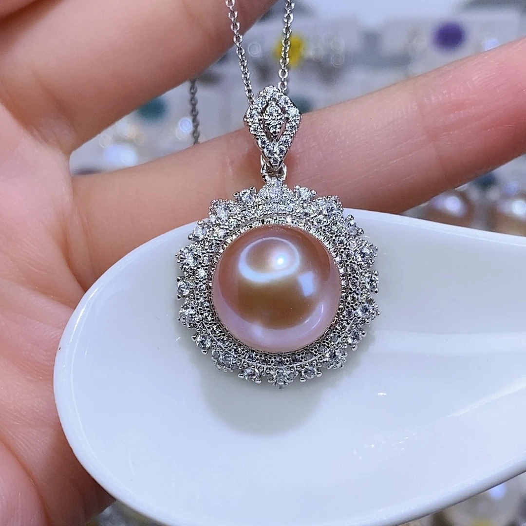 颈饰合金淡水珍珠F