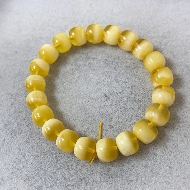 未镶嵌蜜蜡裸石串