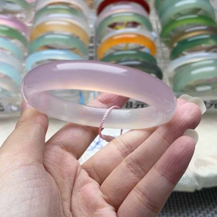 玛瑙/玉髓未镶嵌手镯57圈口