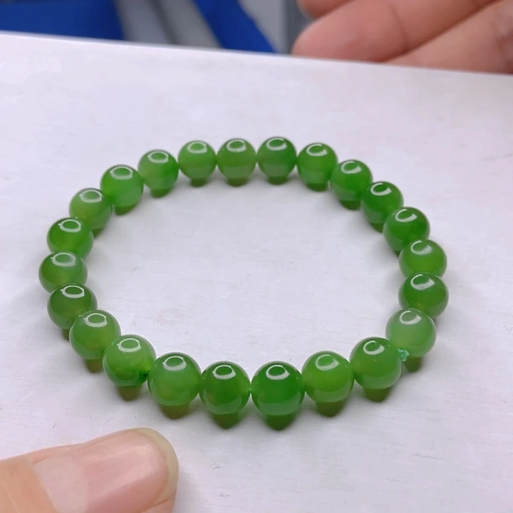【闪购商品】和田玉（碧玉）手串未镶嵌11