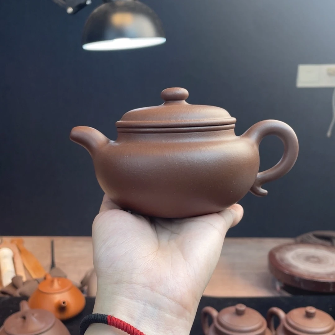 茶壶紫砂全手工底槽清仿古300cc