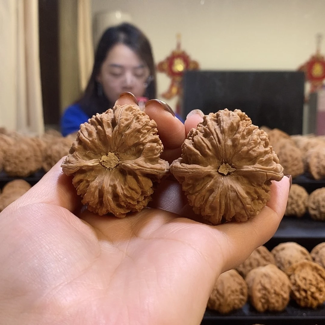 把件文玩核桃小***你44边137狮子头