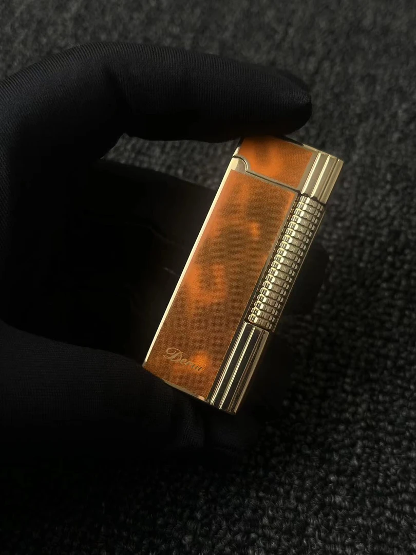 云雾橙窄机侧滑打火机送男士经典高端礼物