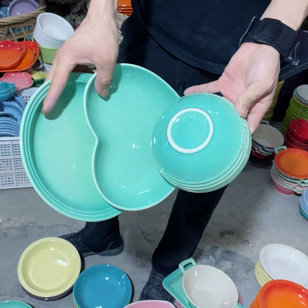 瓷片微瑕陶瓷餐具3个