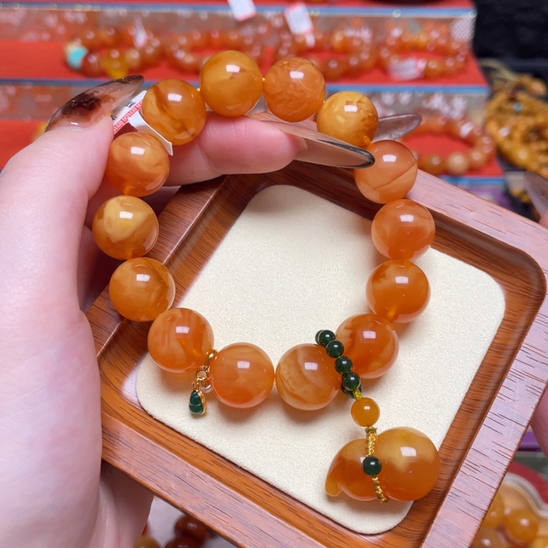 蜜蜡未镶嵌手链手串