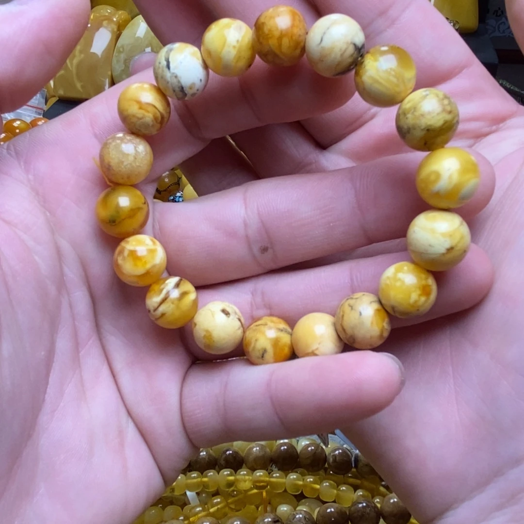 琥珀未镶嵌裸石蜜蜡