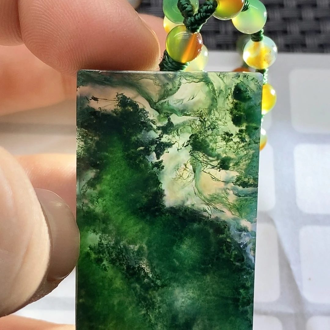 未镶嵌颈饰玛瑙/玉髓前*