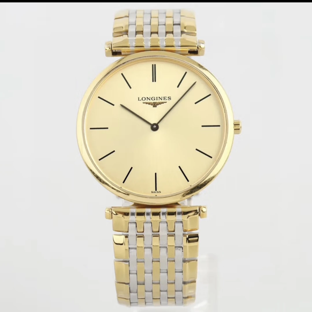 99新 Longines/浪琴 大颂名品/嘉岚/表径33/超薄款/石英罗马刻