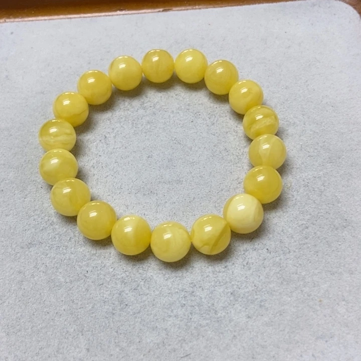 裸石蜜蜡未镶嵌手串
