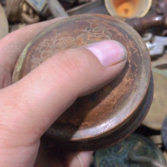 秋***雨闪电购铜摆件工艺品