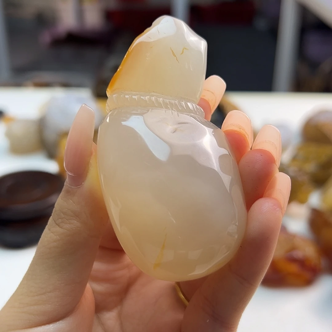 玛瑙/玉髓未镶嵌项链