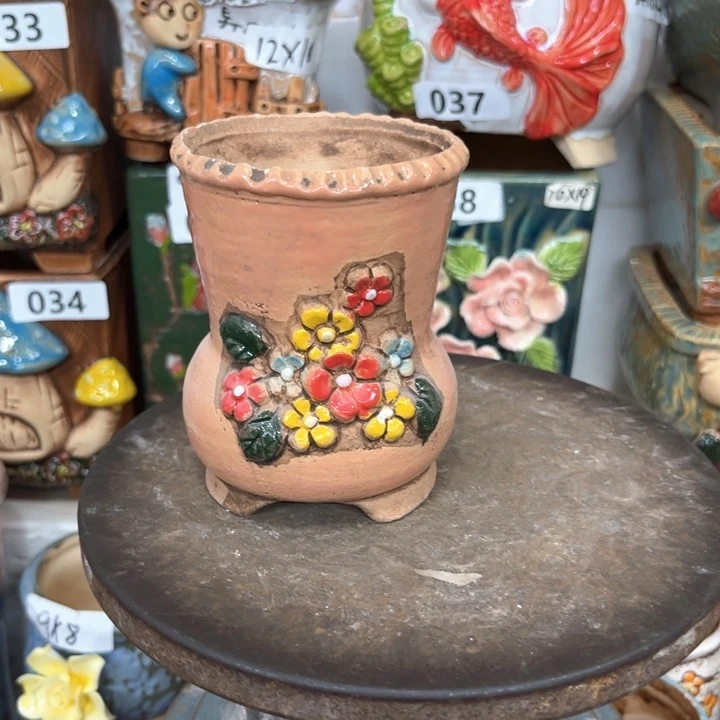 紫砂花盆粗陶材质多肉花盆