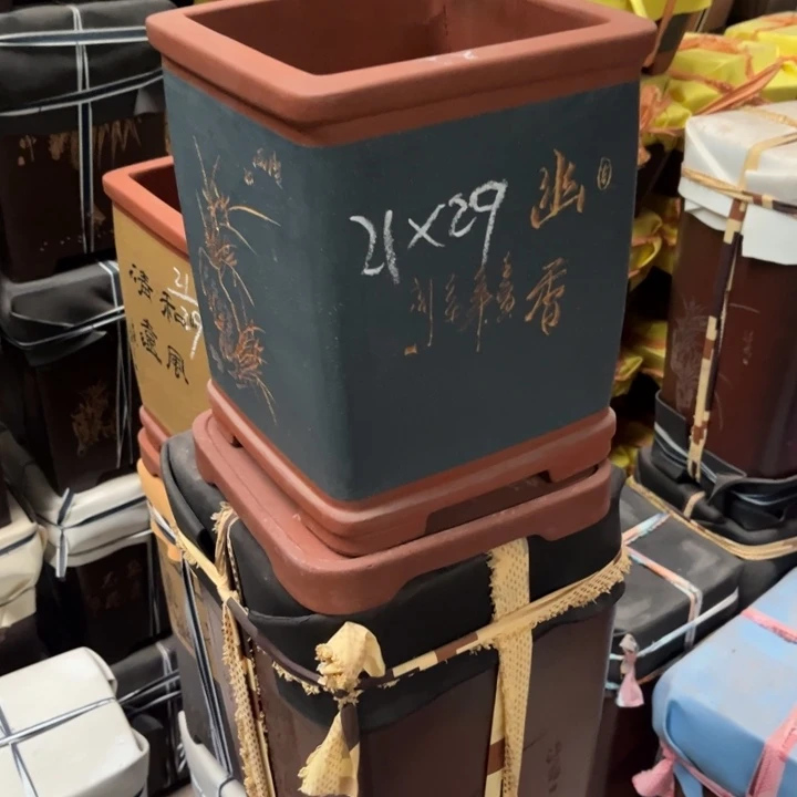 紫砂花盆紫砂花盆