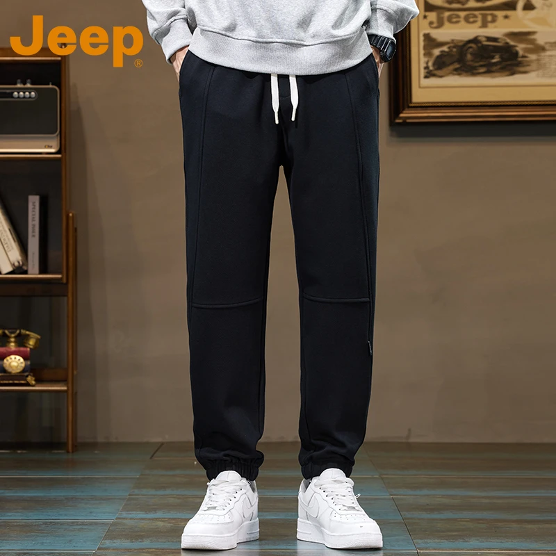 JEEP/吉普潮流休闲运动裤男士夏季2025新款时尚百搭舒适宽松束脚
