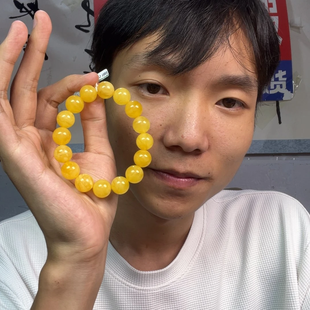 蜜蜡颈饰未镶嵌多样性高端老黄蜡蜜蜡卡14货头