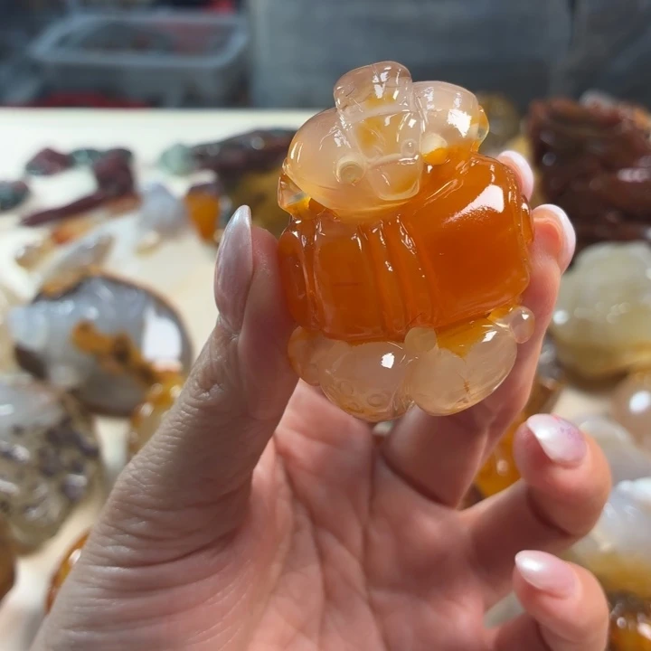 玛瑙/玉髓吊坠(不含链)未镶嵌