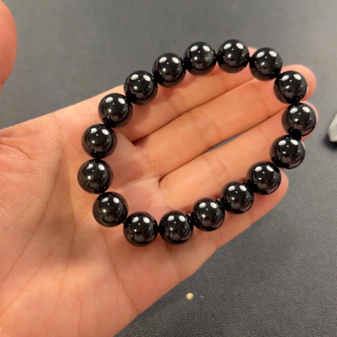 未镶嵌黑曜岩手链374