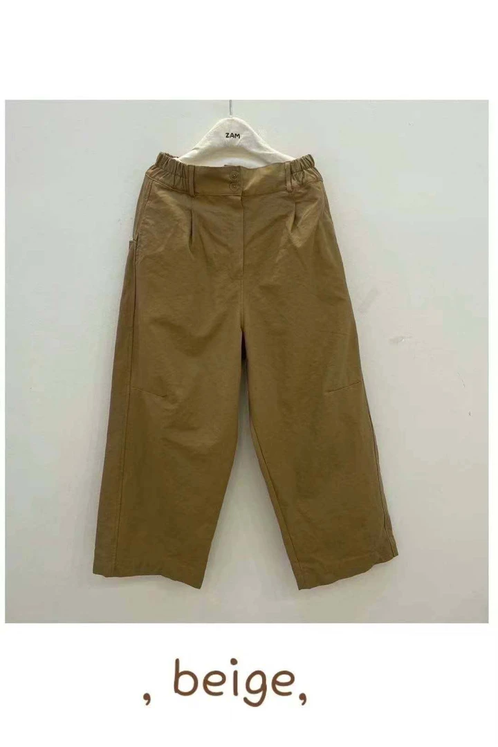 韩国正品/不支持退换/眼镜姐姐/捏折布裤/1230