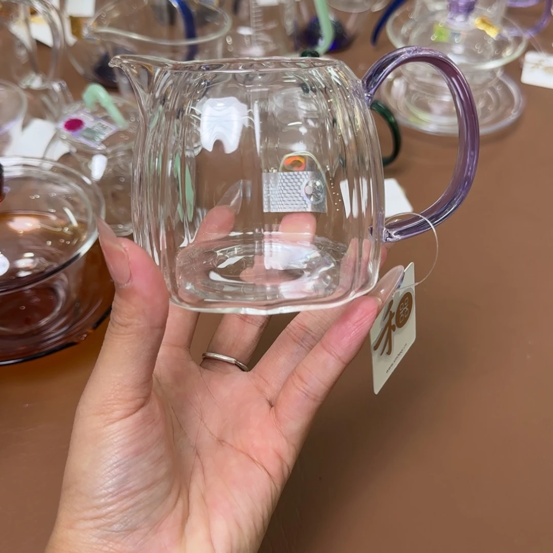 禾器浅紫色倾妍公道杯