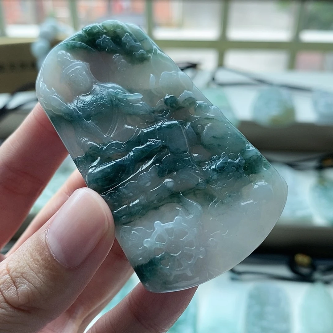 【闪购商品】颈饰未镶嵌翡翠天然缅甸A货翡翠