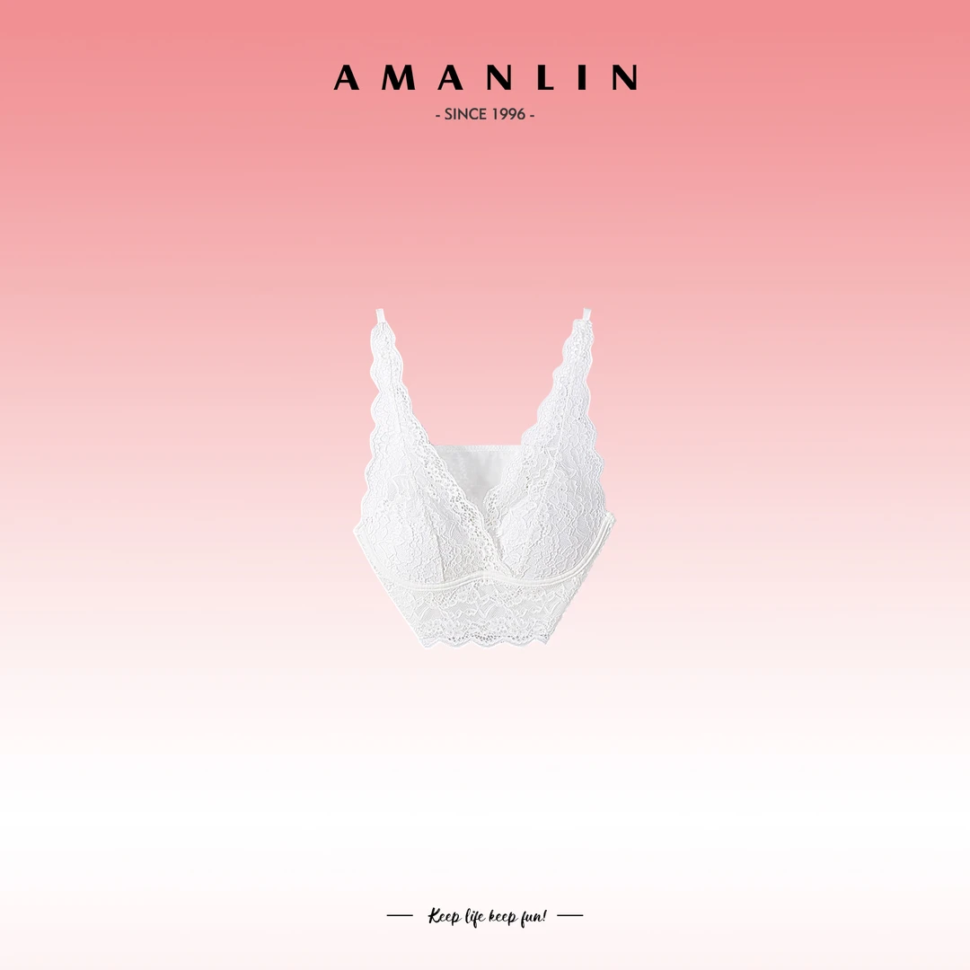 AMANLIN/阿谩琳春夏穿搭欧若风蕾丝花边时尚美背吊带背心F595550