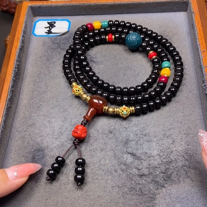 椰蒂吊坠菩提项链