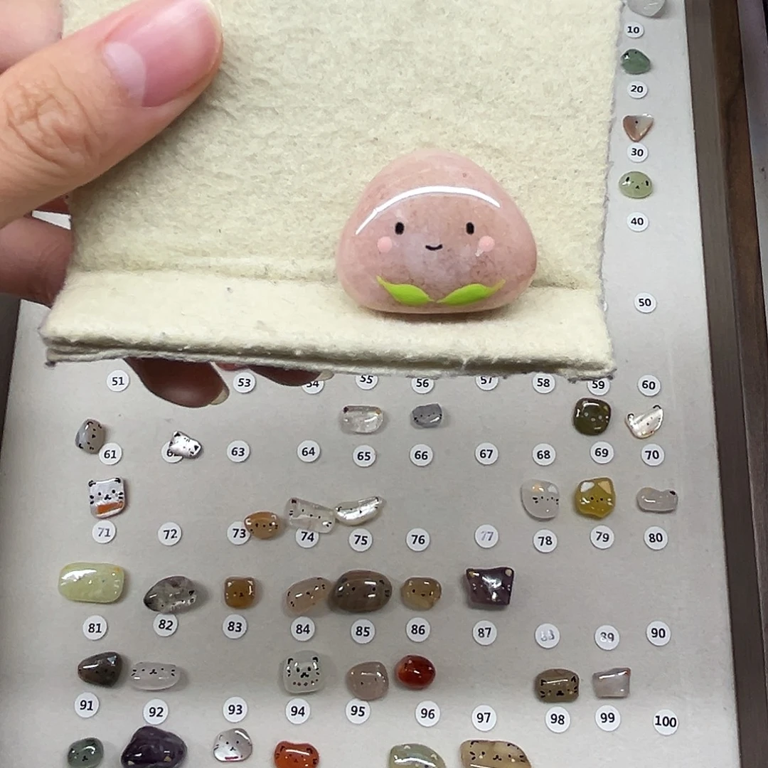 大理石磁石桃子大只款