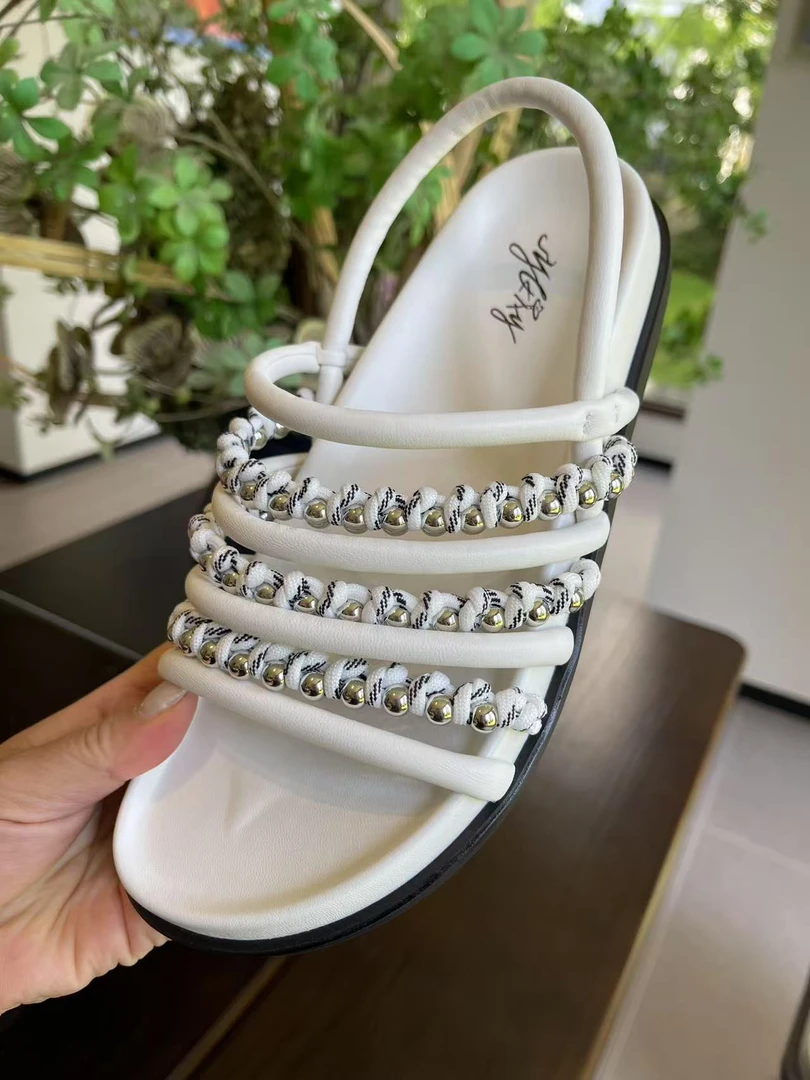 暗黑风时装凉鞋夏季露趾女款百搭仙女凉鞋