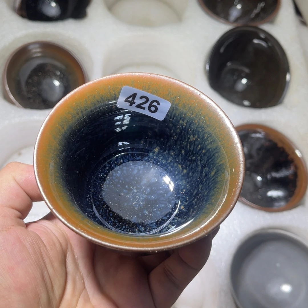 茶盏老*原矿原釉柴烧建盏