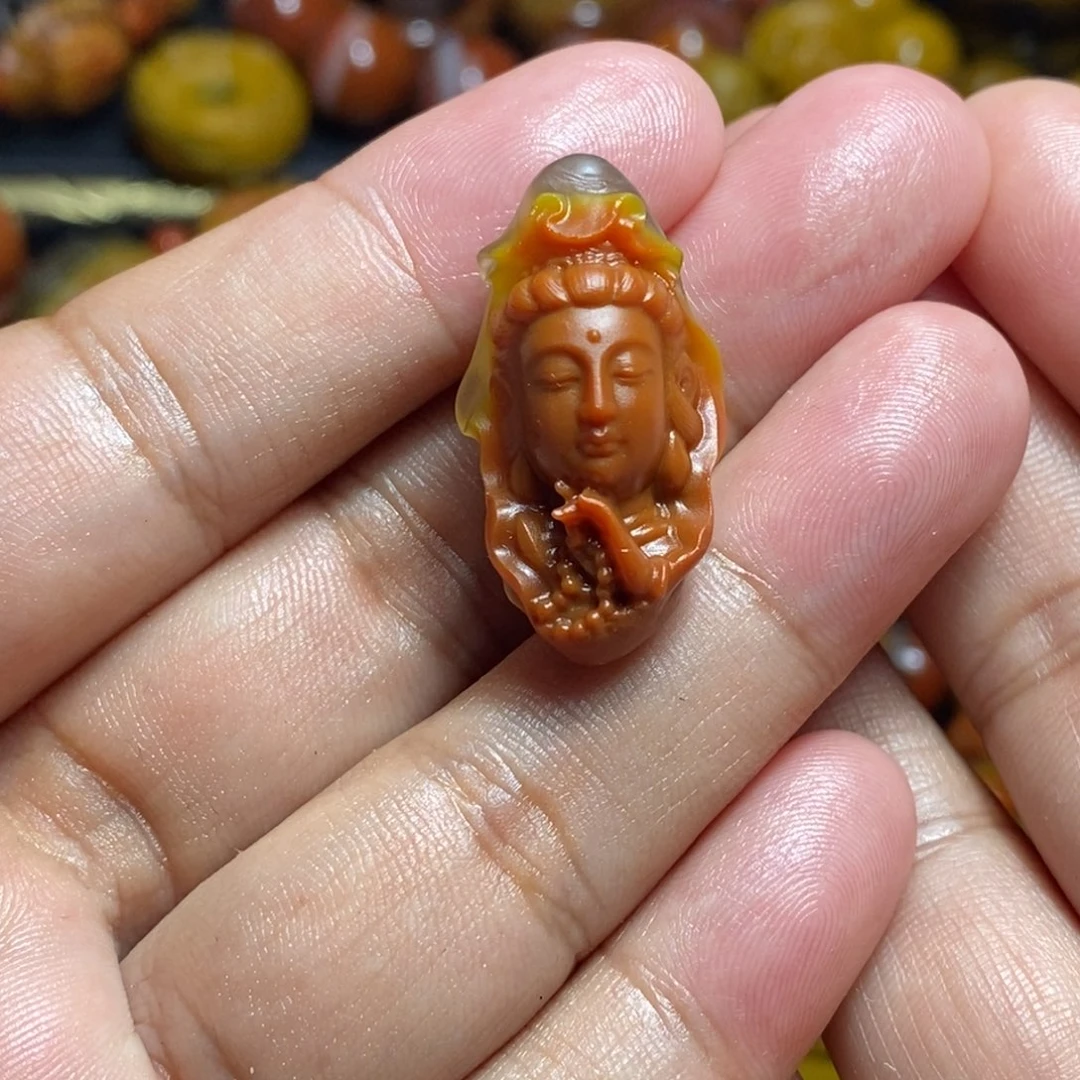 玛瑙/玉髓战国红未镶嵌睡*了