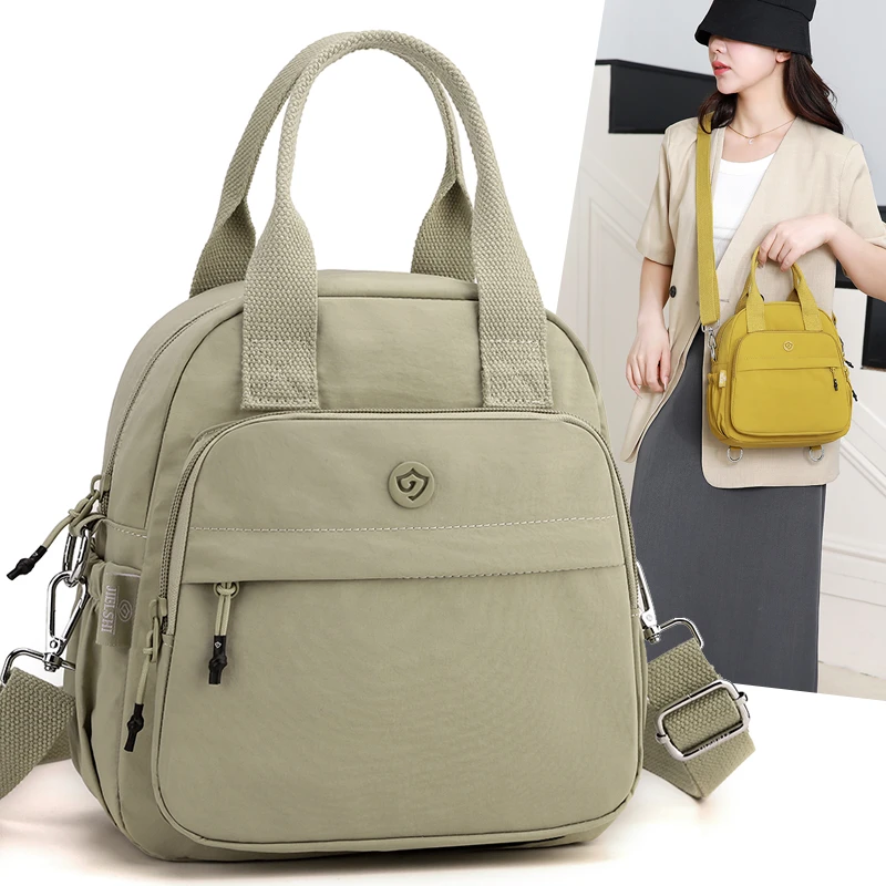 斜挎包女包时尚百搭春夏新款布包多层大容量单肩包女士包 JLSN029